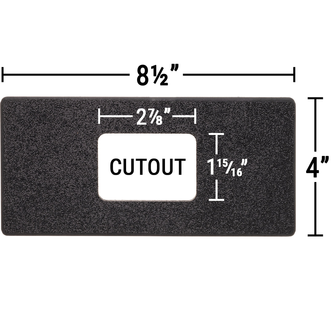 keypad adapter plate 2⅞" x 1¹⁵⁄₁₆" Cutout