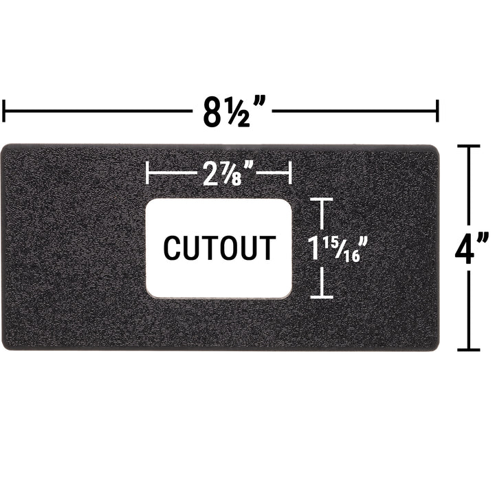 keypad adapter plate 2⅞" x 1¹⁵⁄₁₆" Cutout
