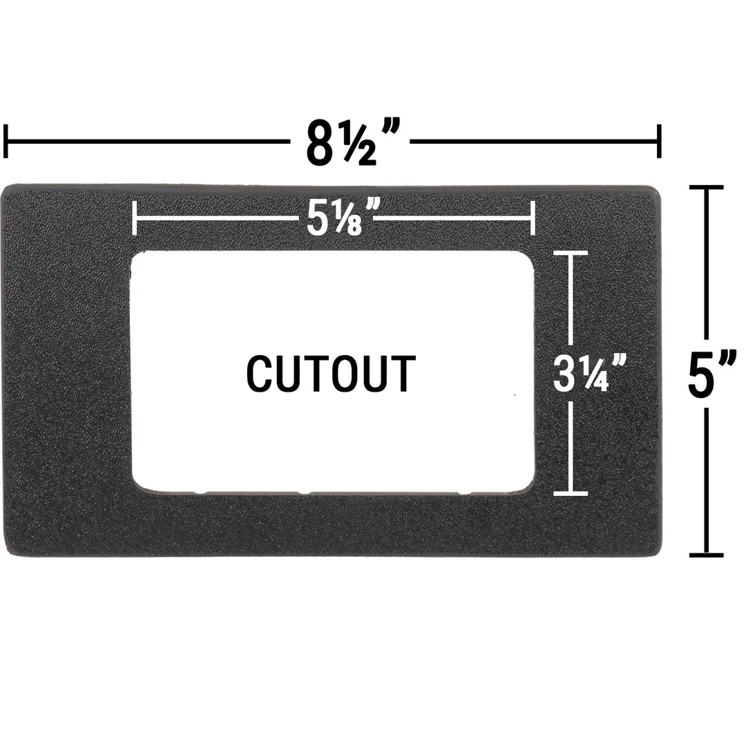 keypad adapter plate 5⅛" x 3¼" Cutout