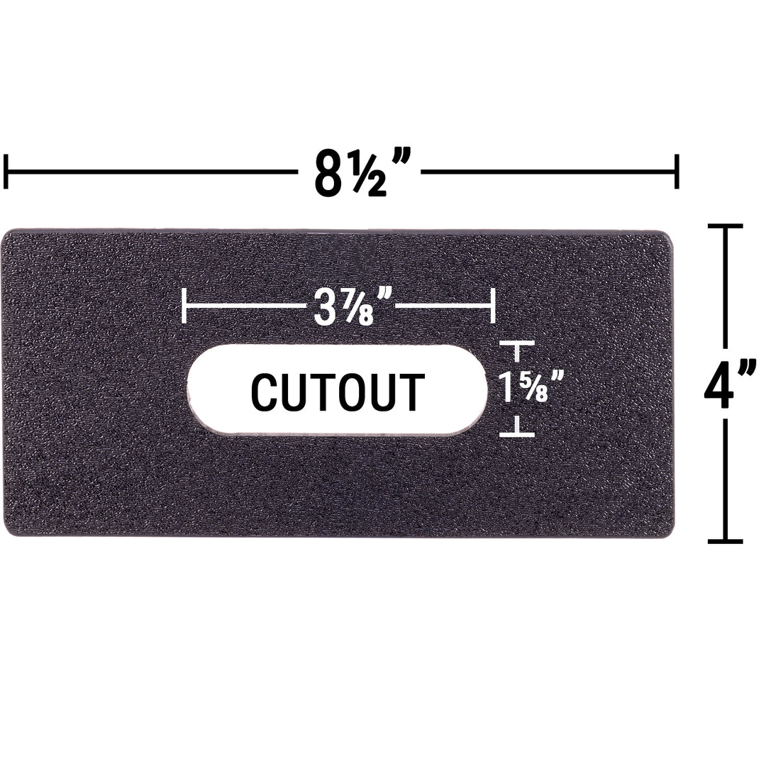 Keypad Adapter Plate 3¾" x 1⅝" cutout