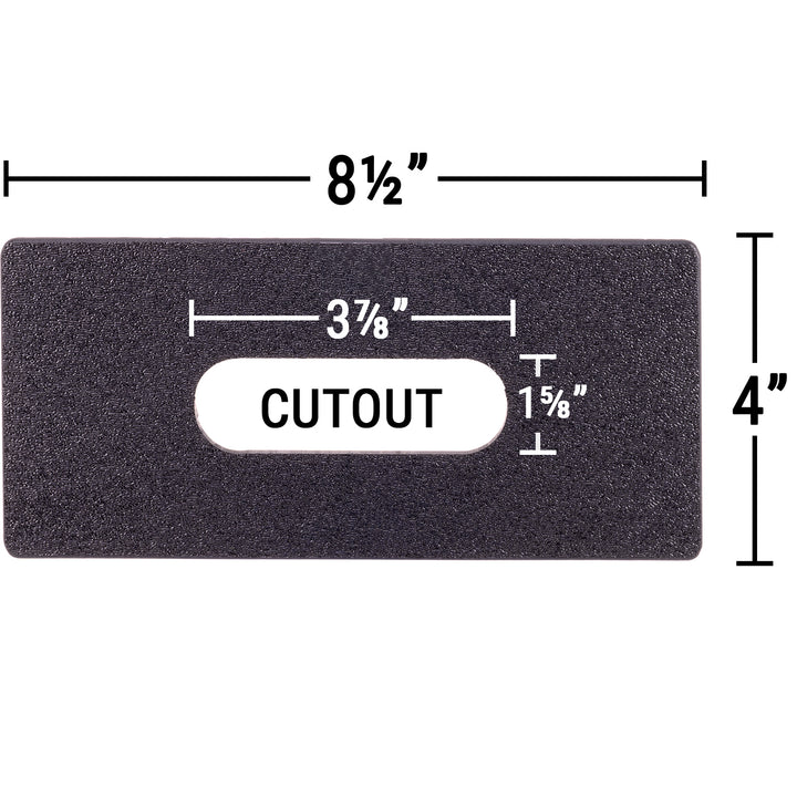 Keypad Adapter Plate 3¾" x 1⅝" cutout