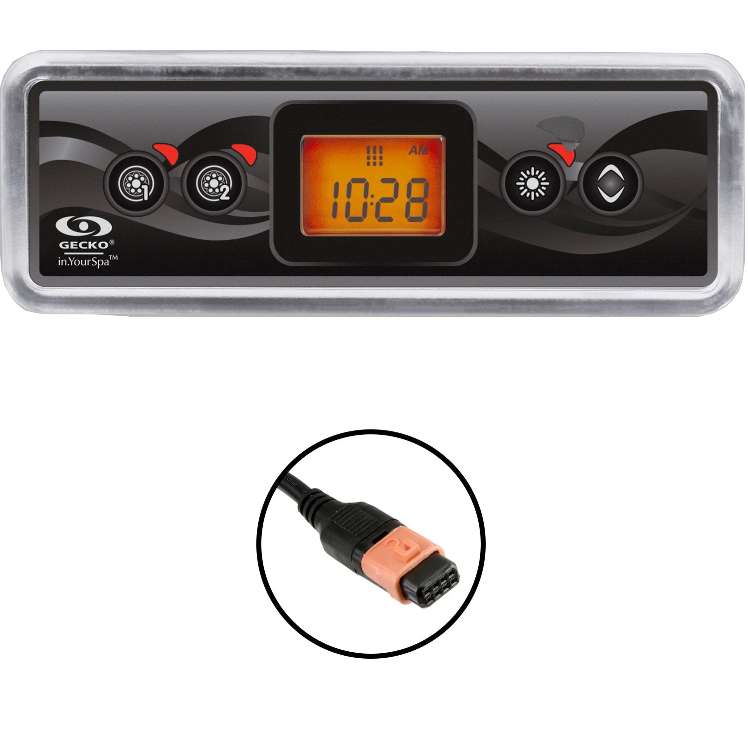 Gecko in.k300 Series Spa Topside Keypads - Layout Choice