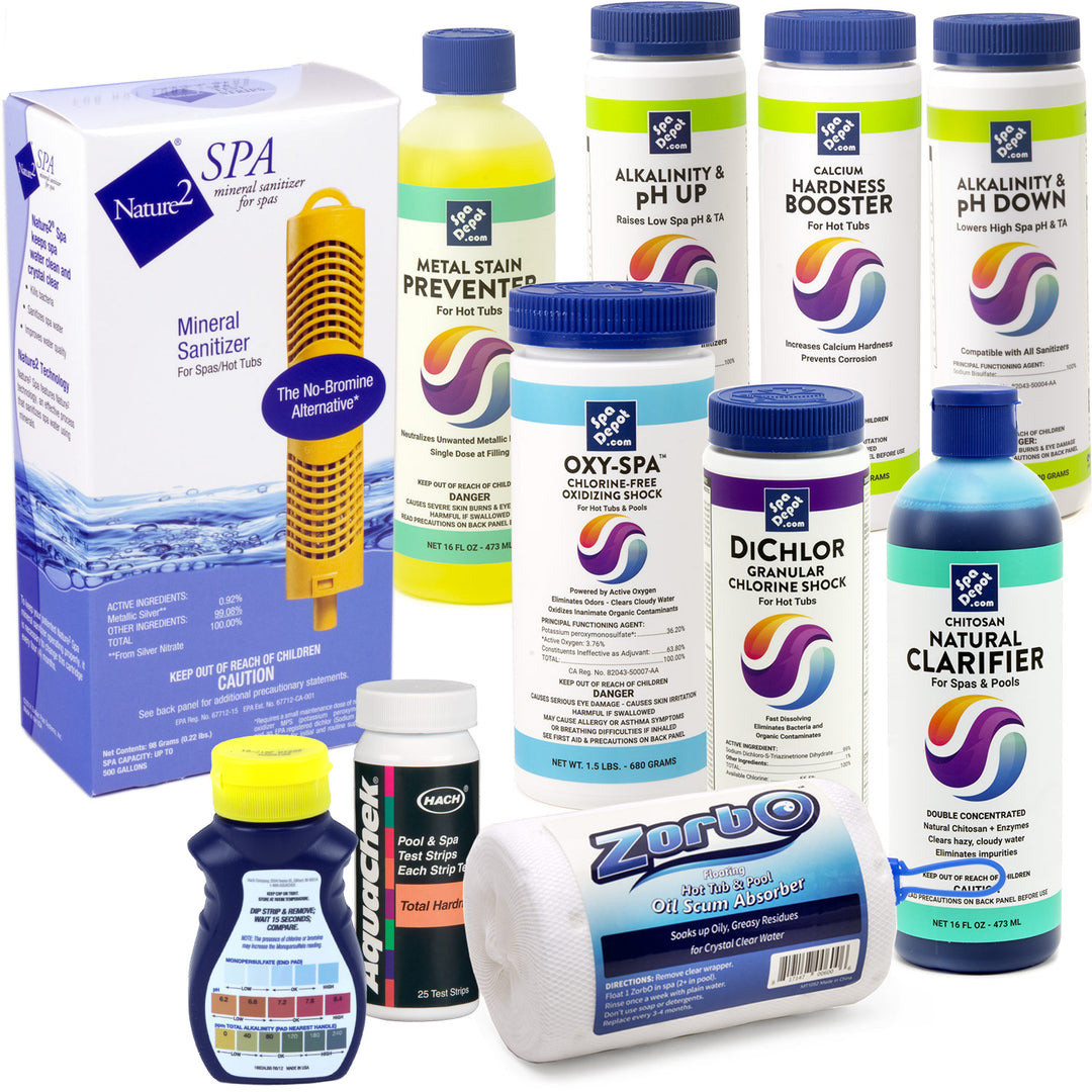 Nature2 Hot Tub Supplies Kit