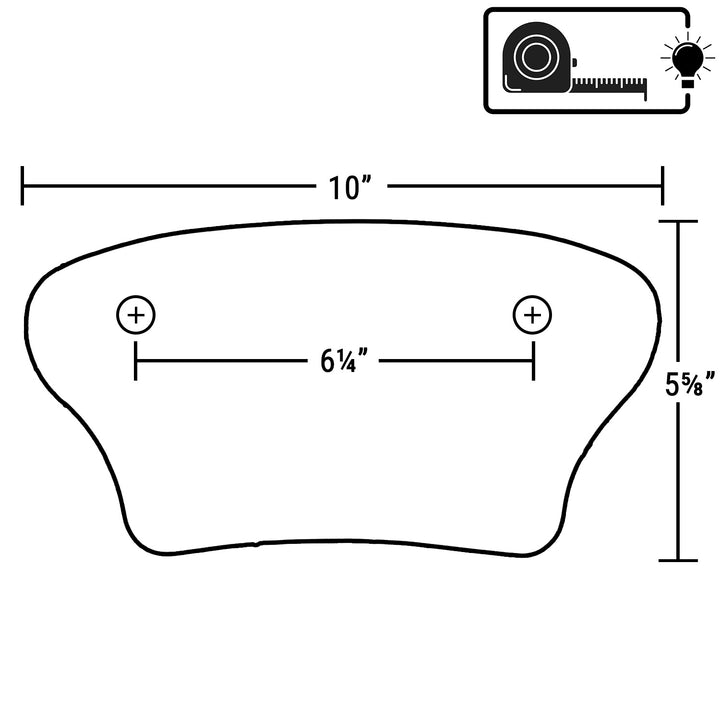 Dimension One pillow headrest