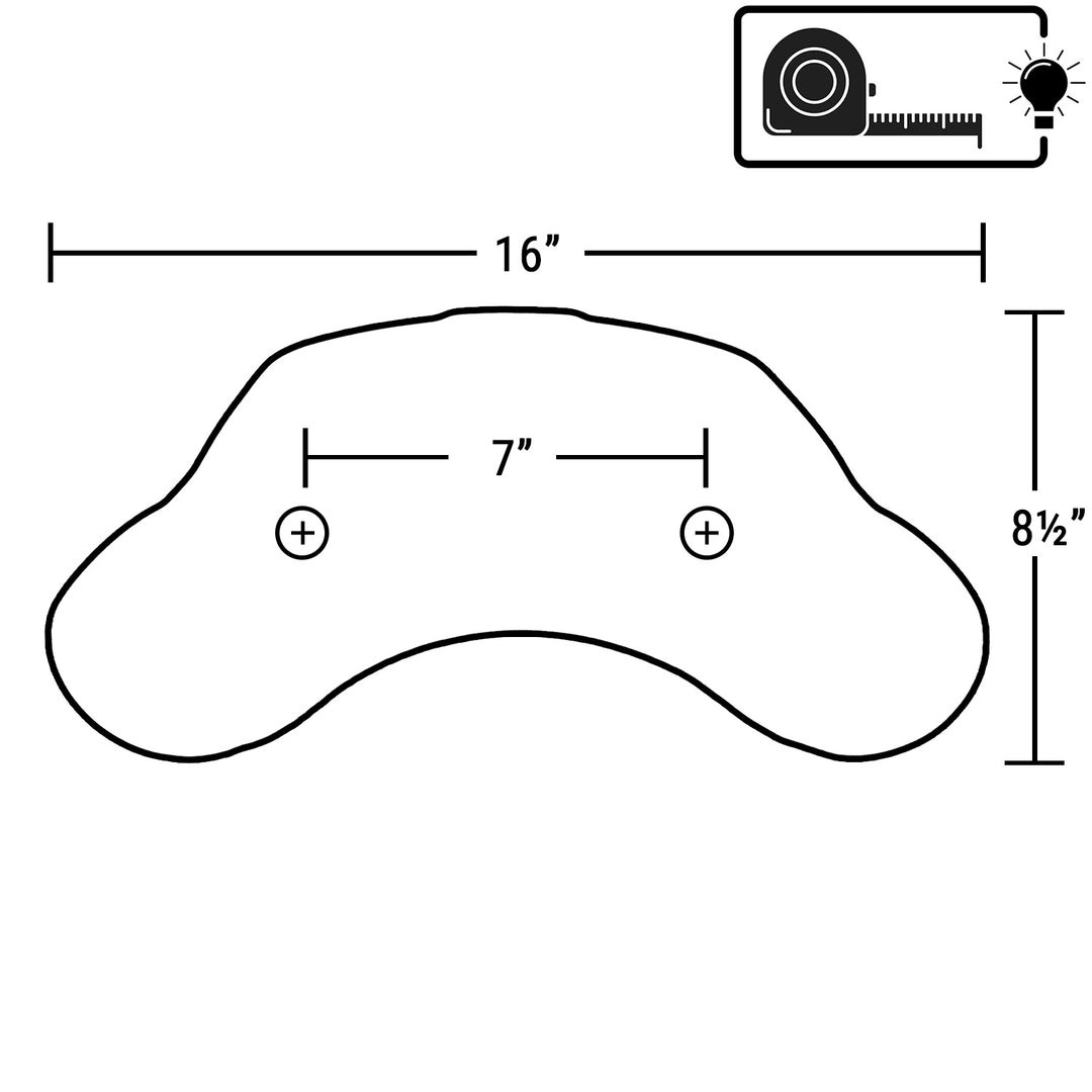 Caldera pillow headrest