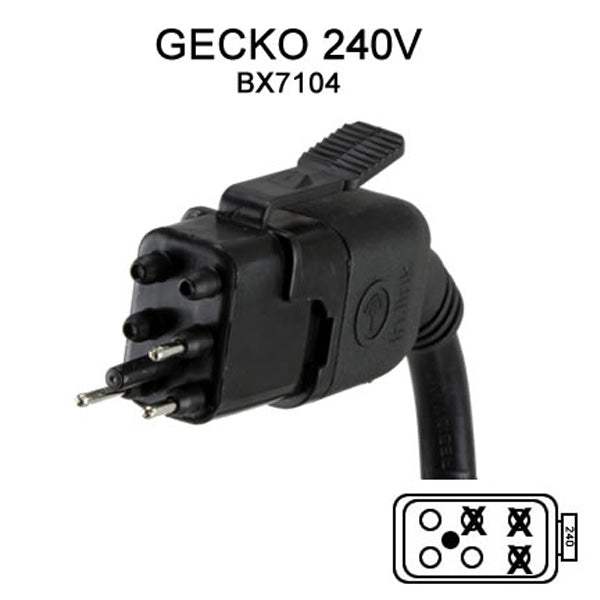 Gecko 240V plug