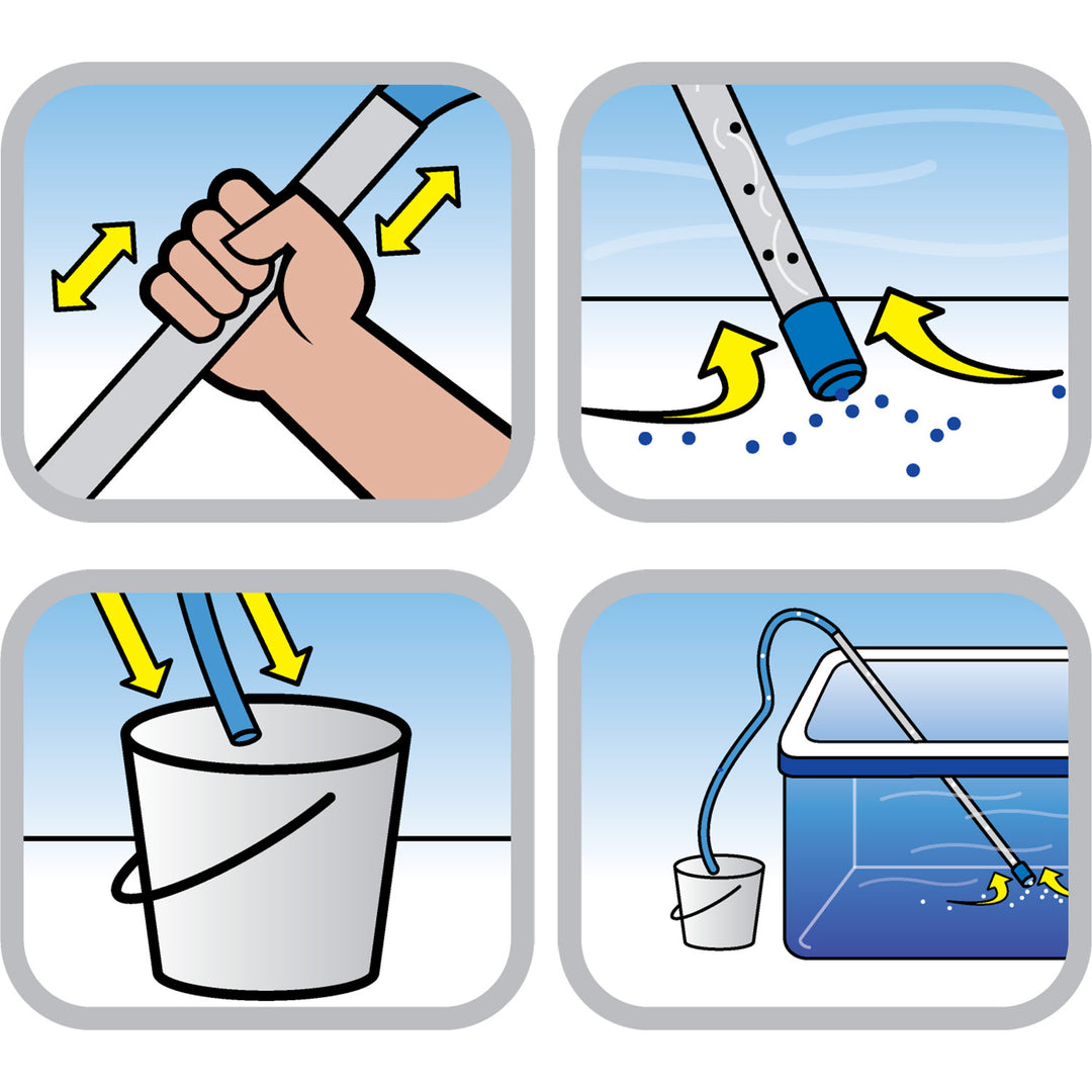 Shake-a-Vac Spa & Pool Water Vacuum & Drain