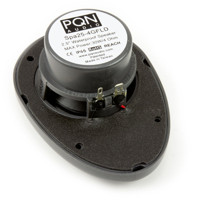 PQN 2.5" Spa Teardrop Speaker w/LED - Spa25-4GFLD
