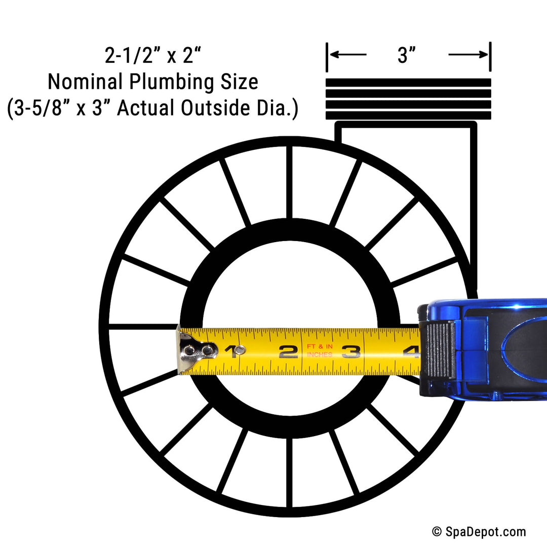 4 HP Waterway Executive Wet End 2.5" in /2" out 56Fr