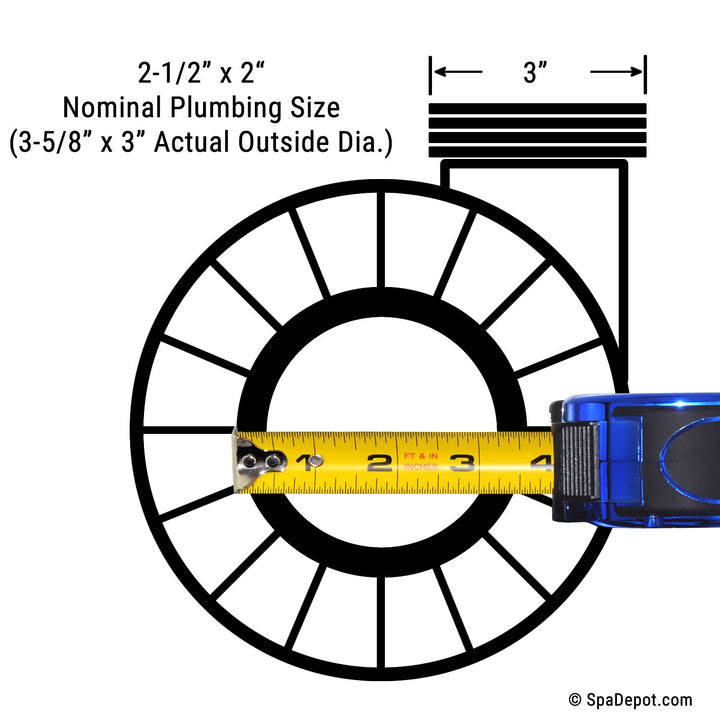 4 HP Waterway Executive Wet End 2.5" in /2" out 56Fr