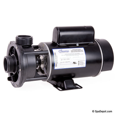 1.5 HP Waterway Center Discharge Spa Pump: 1.5" in/out 48Fr-240V