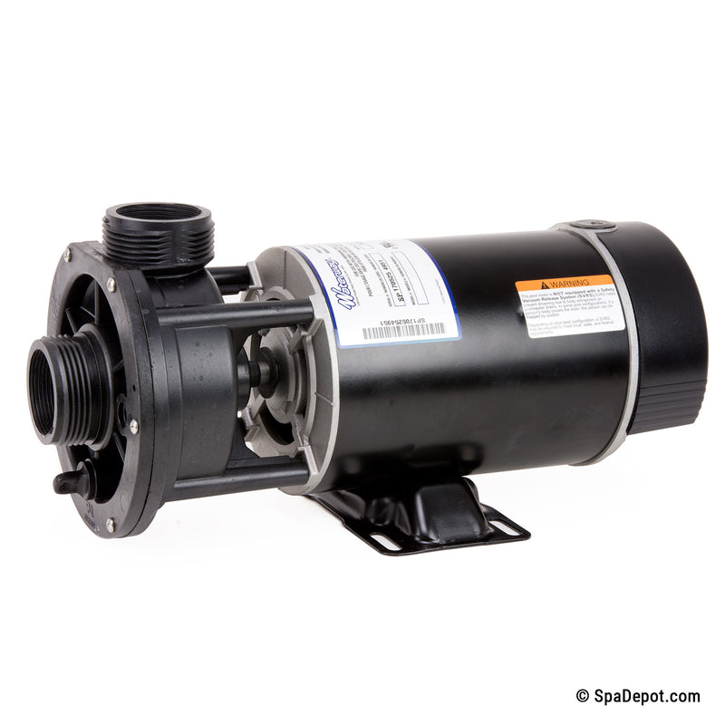 2 HP Waterway Center Discharge Spa Pump: 1.5" in/out 48Fr-240V