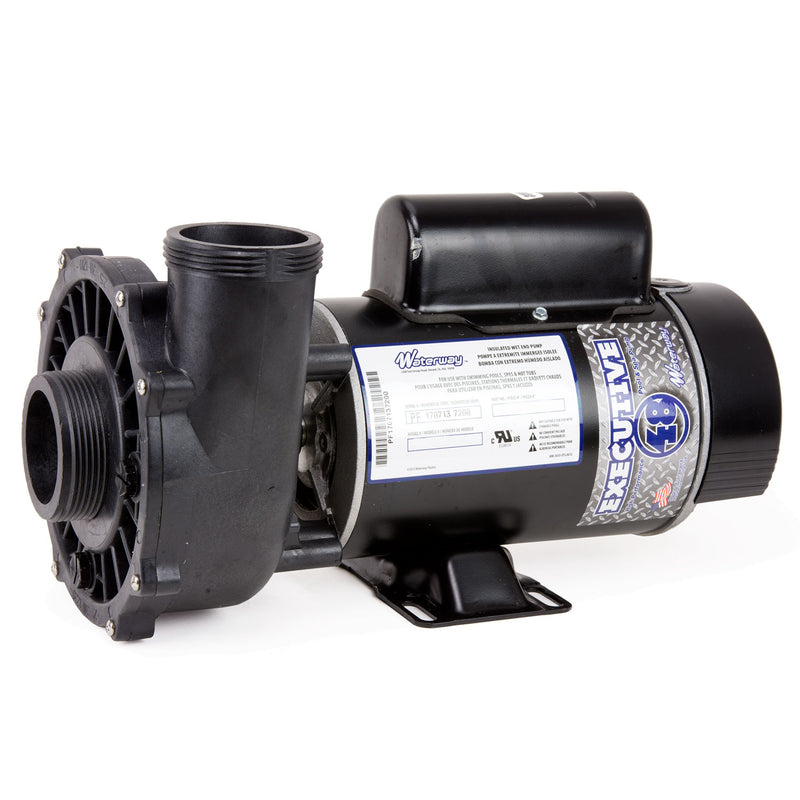 2 HP Waterway Executive Spa Pump: 2" in/out 48Fr-240V