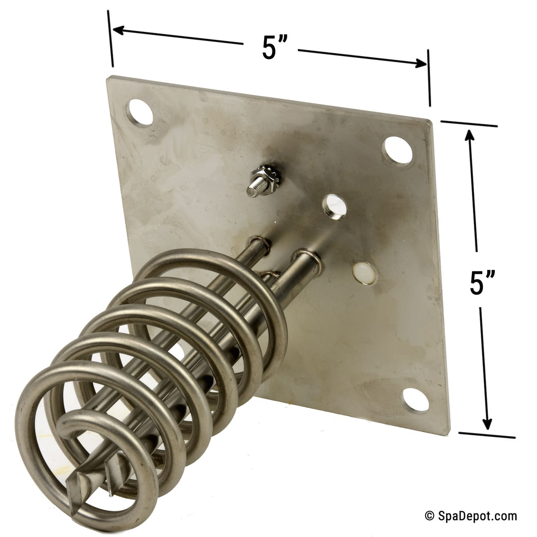 Heater Element 5"x5" Plate - 5.5kW@240V / 1.4kW@120V Titanium