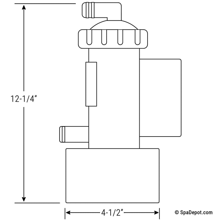 Low-Flow Heater for Gatsby/Blue Ridge/Leisure Bay/Jacuzzi Whirlpool