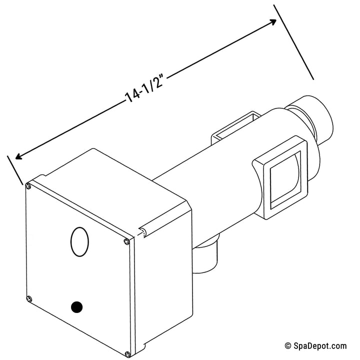 Brett Aqualine/Len Gordon Heater Assembly Kit 5.5kW Titanium