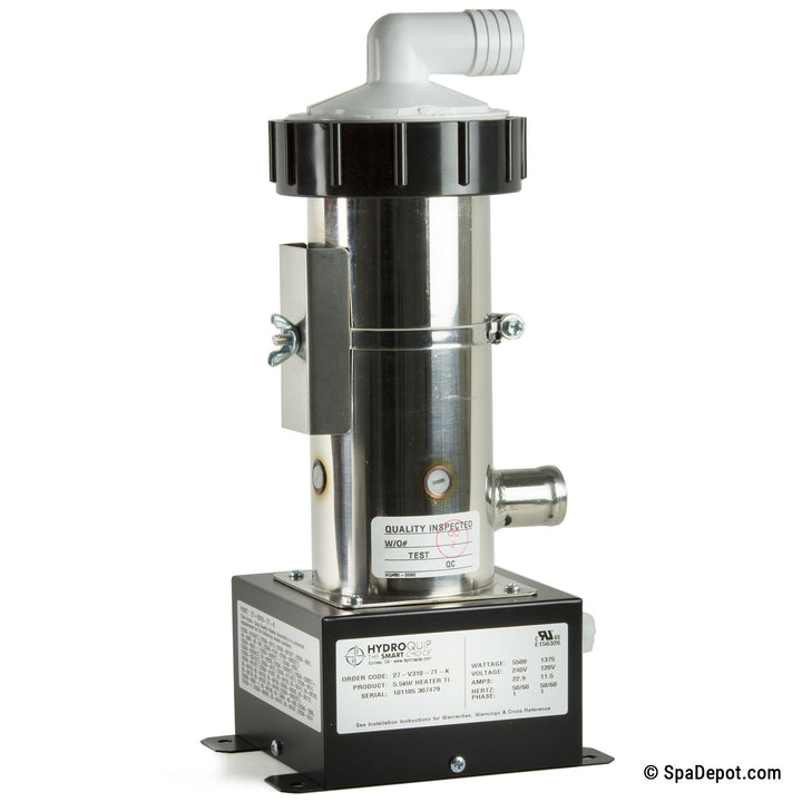 Universal Vertical Low-Flow Spa Heater Assembly