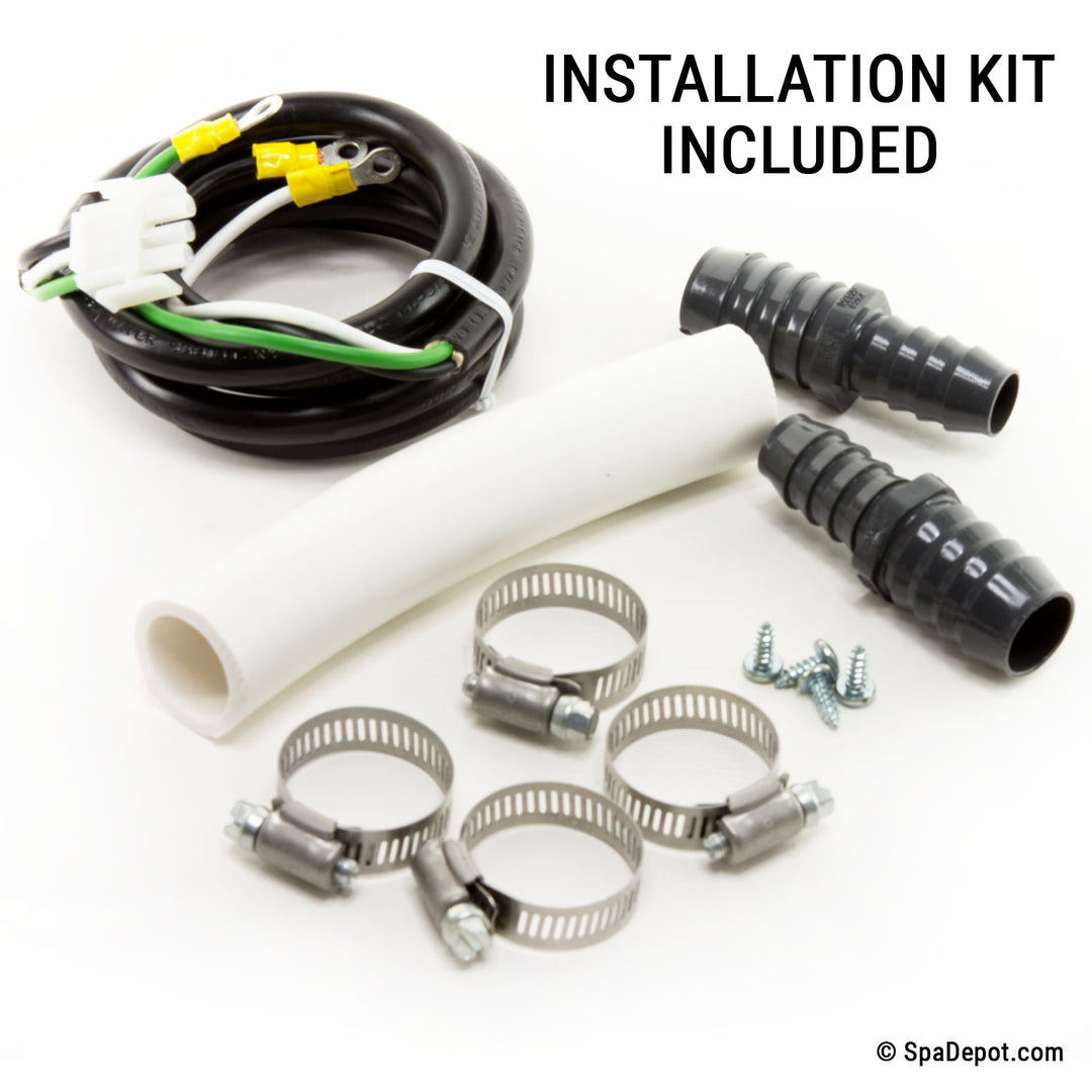 Universal Vertical Low-Flow Spa Heater Assembly