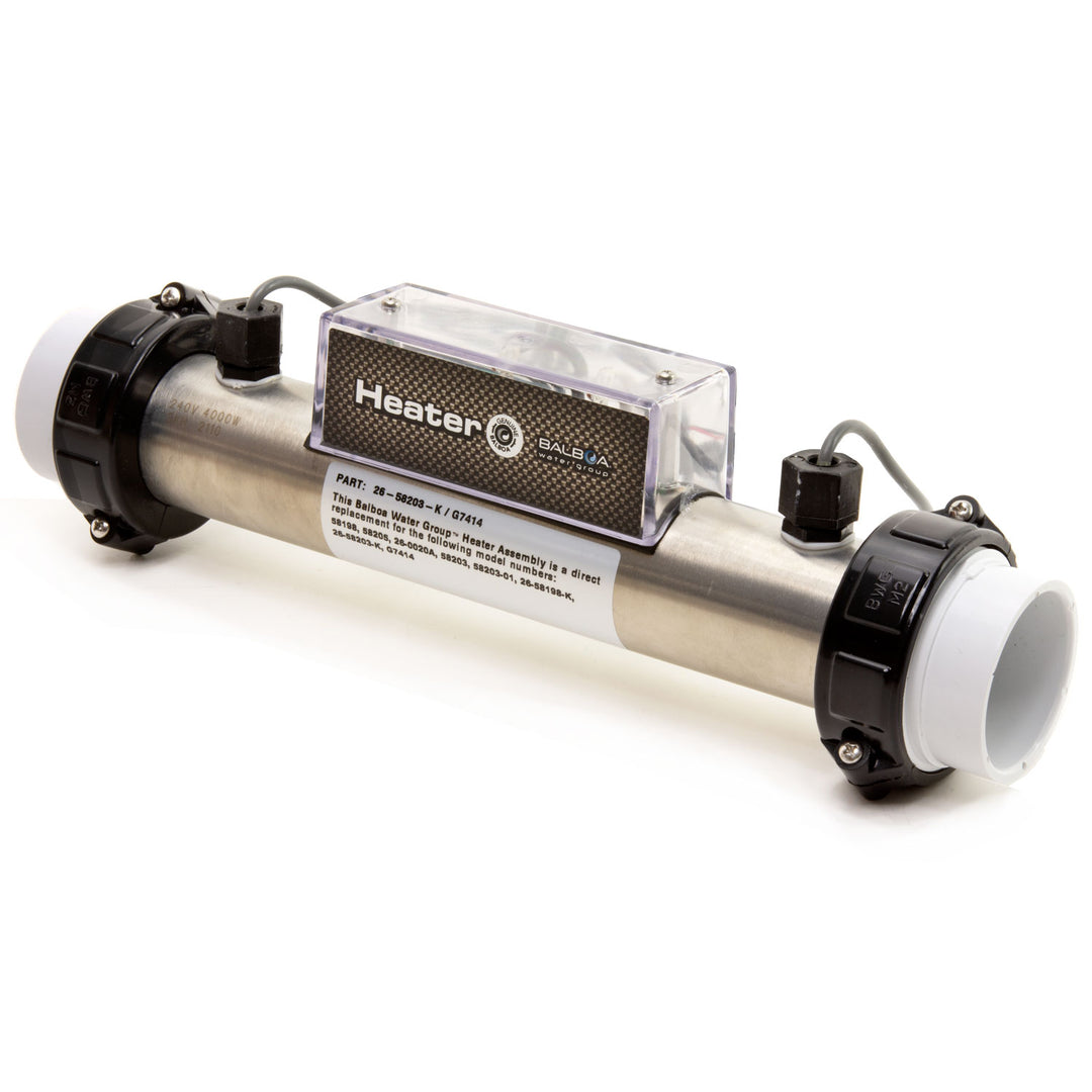 Balboa VS100 Flo-Thru Heater Assembly