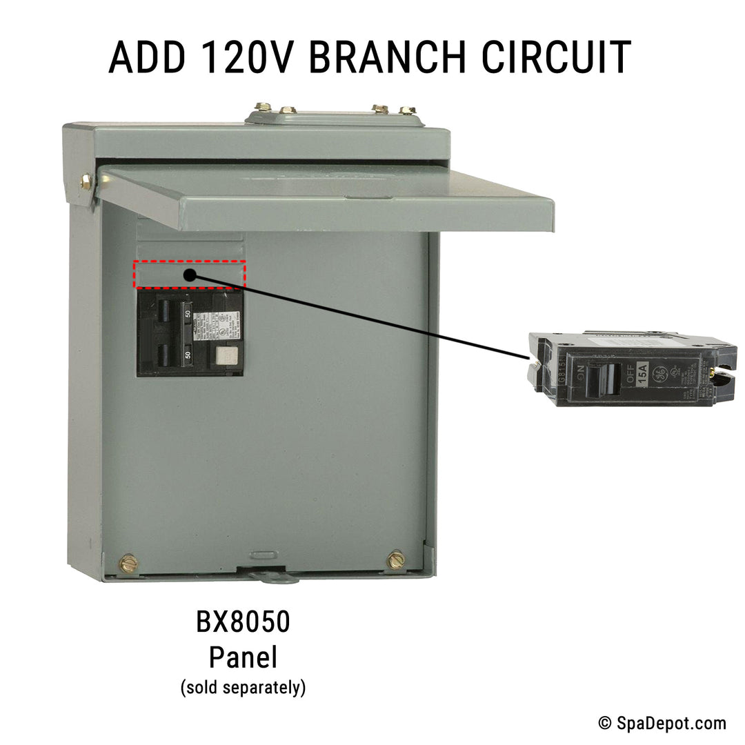 15A Circuit Breaker - Single Pole 120V