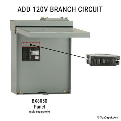 15A Circuit Breaker - Single Pole 120V
