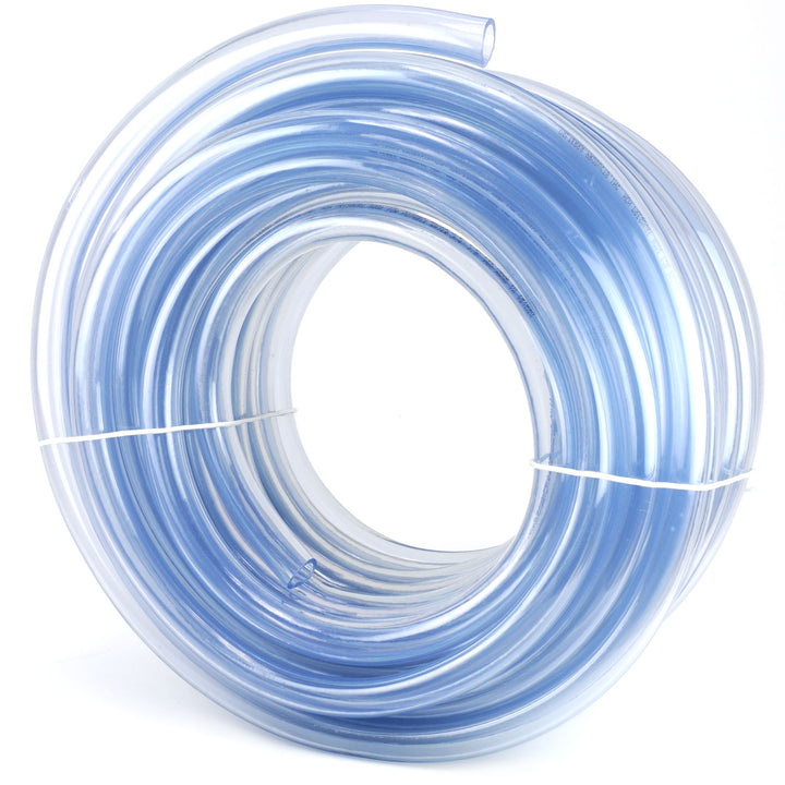 3/4"ID x 100' - Clear PVC Vinyl Tubing