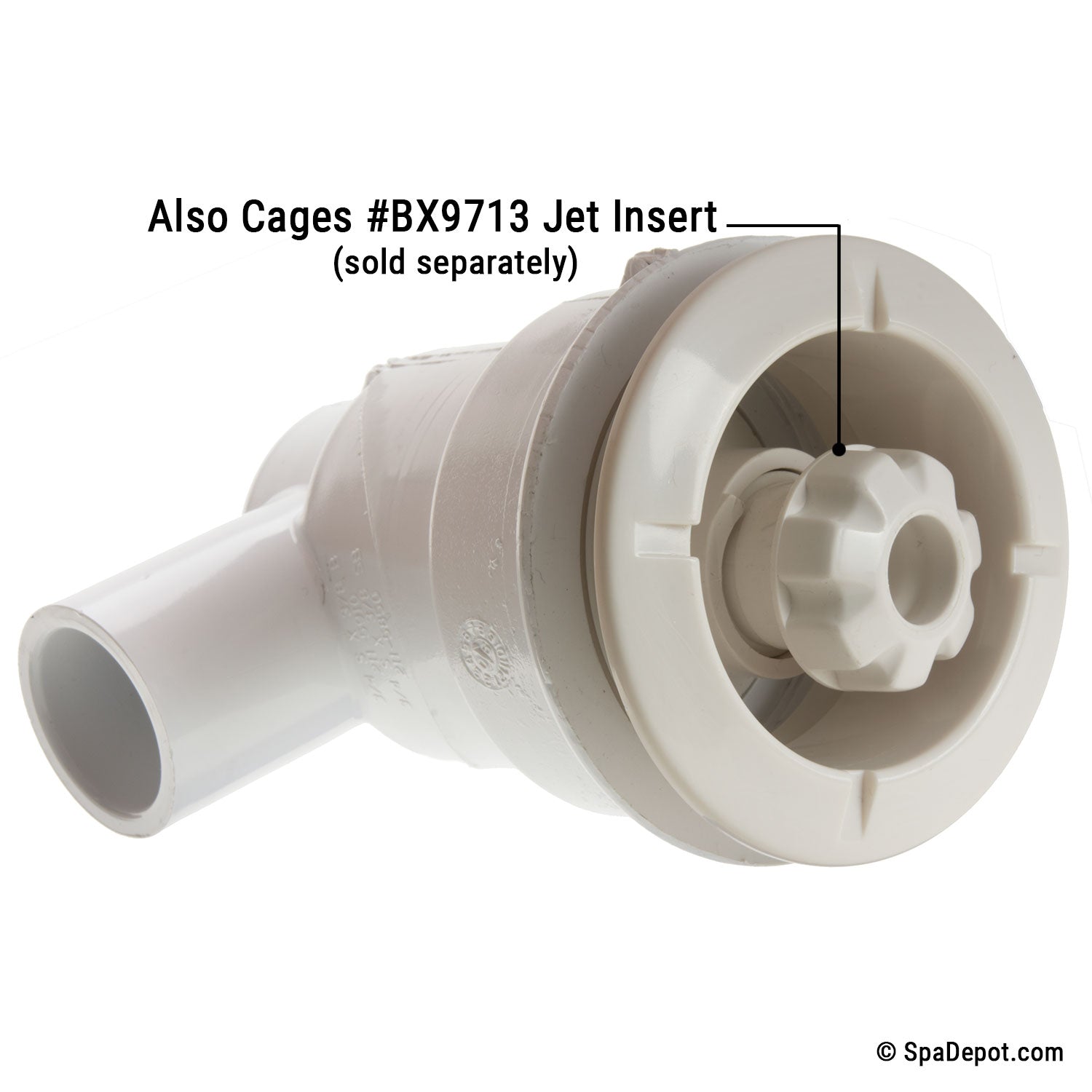 Waterway Poly Jet Screw-in Jet Body - White – SpaDepot.com