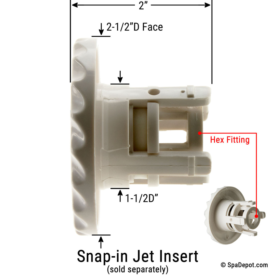 Waterway 2-1/2" Adjustable Mini Jet Housing