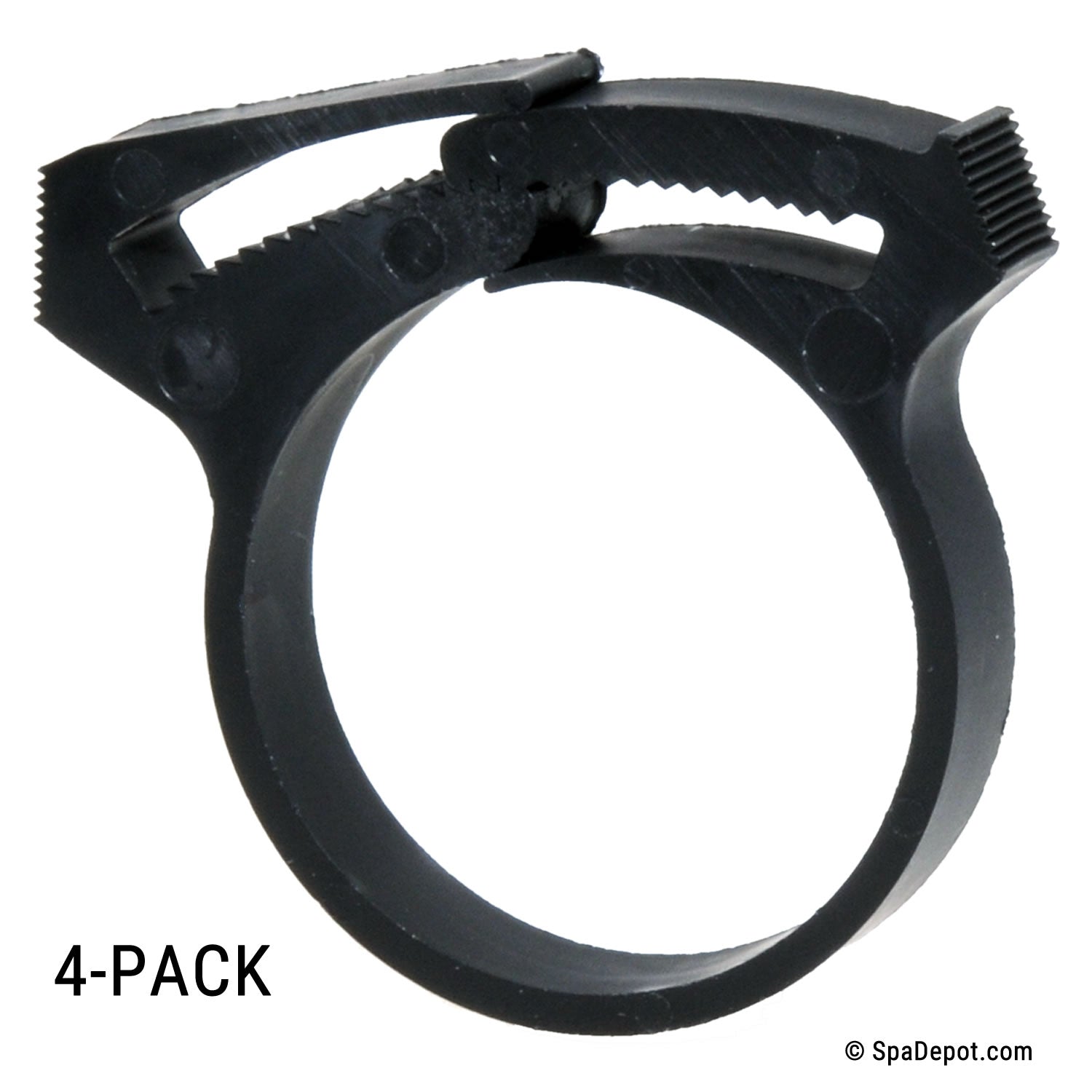 SnapGrip Hose Clamp Set 4Pack 3/4" 11/4"