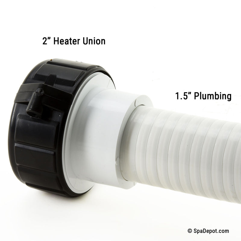 Heater Union Split Nut Reducer - 2" x 1.5"