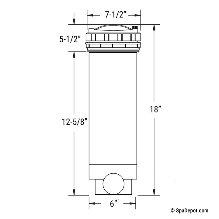 Waterway Top Load Filter Assembly 2"SS 50SF
