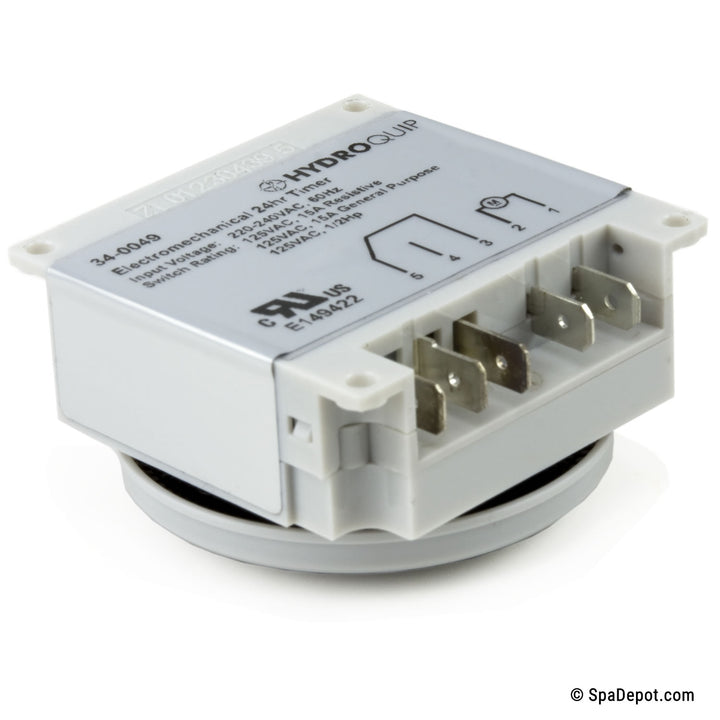 Spa Time Clock HydroQuip - 24 hr SPDT/SPST 240V