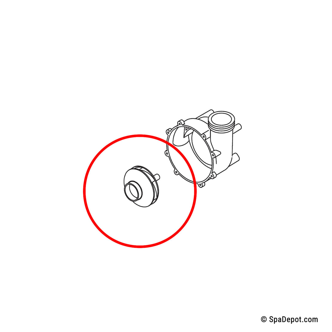 Aqua-Flo 3 HP XP/XP2 Pump Impeller