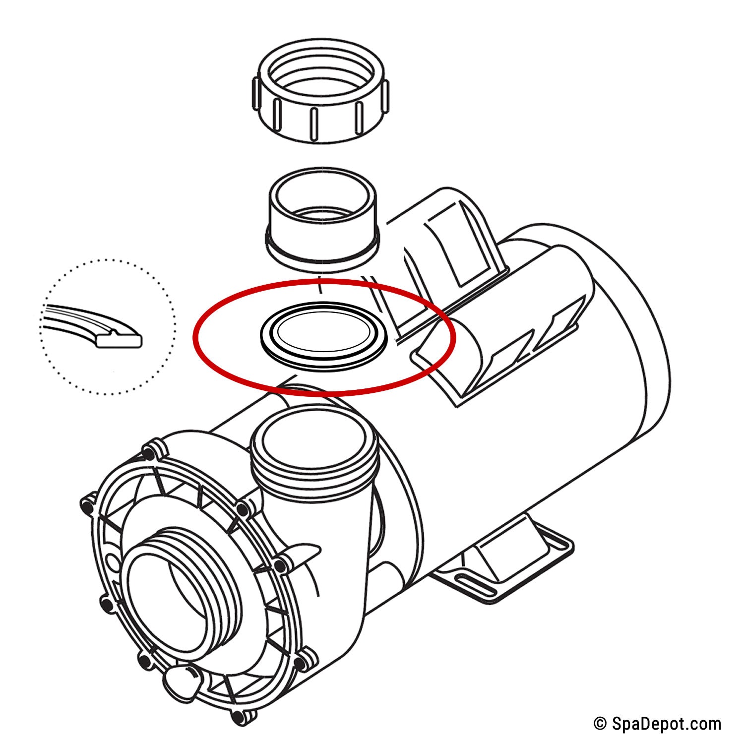 今話題のアイテムを Spa Heater Union O-Ring 1.5 ヨガ