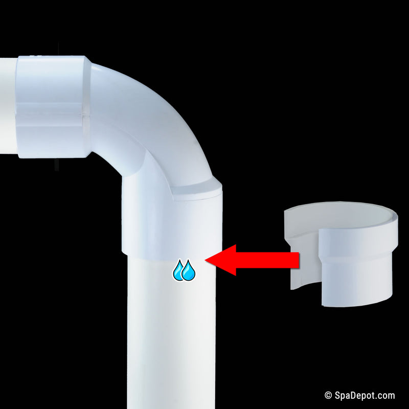 Clip-on Pipe Leak Seal 1.5"