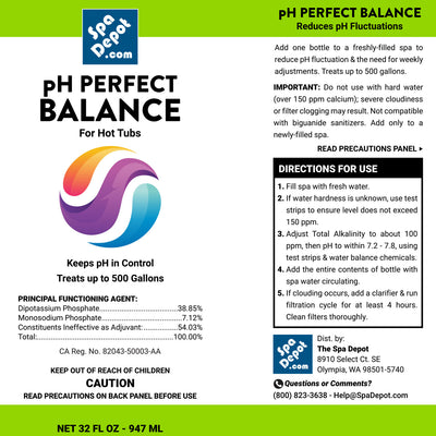 pH Perfect Balance for Hot Tubs