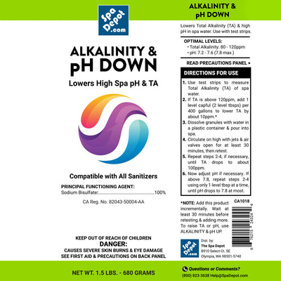 Alkalinity & pH Down