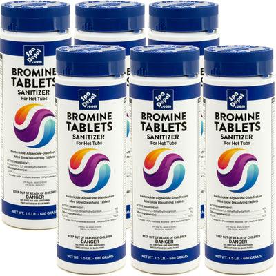 Bromine Tablets 1.5 lb. ~ 6-Pack