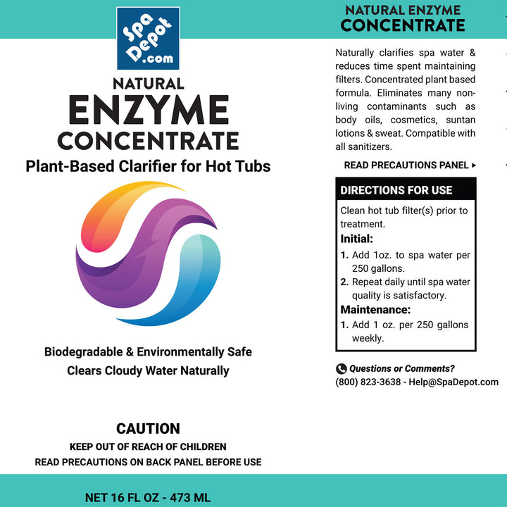 Natural Enzyme Concentrate for Spas