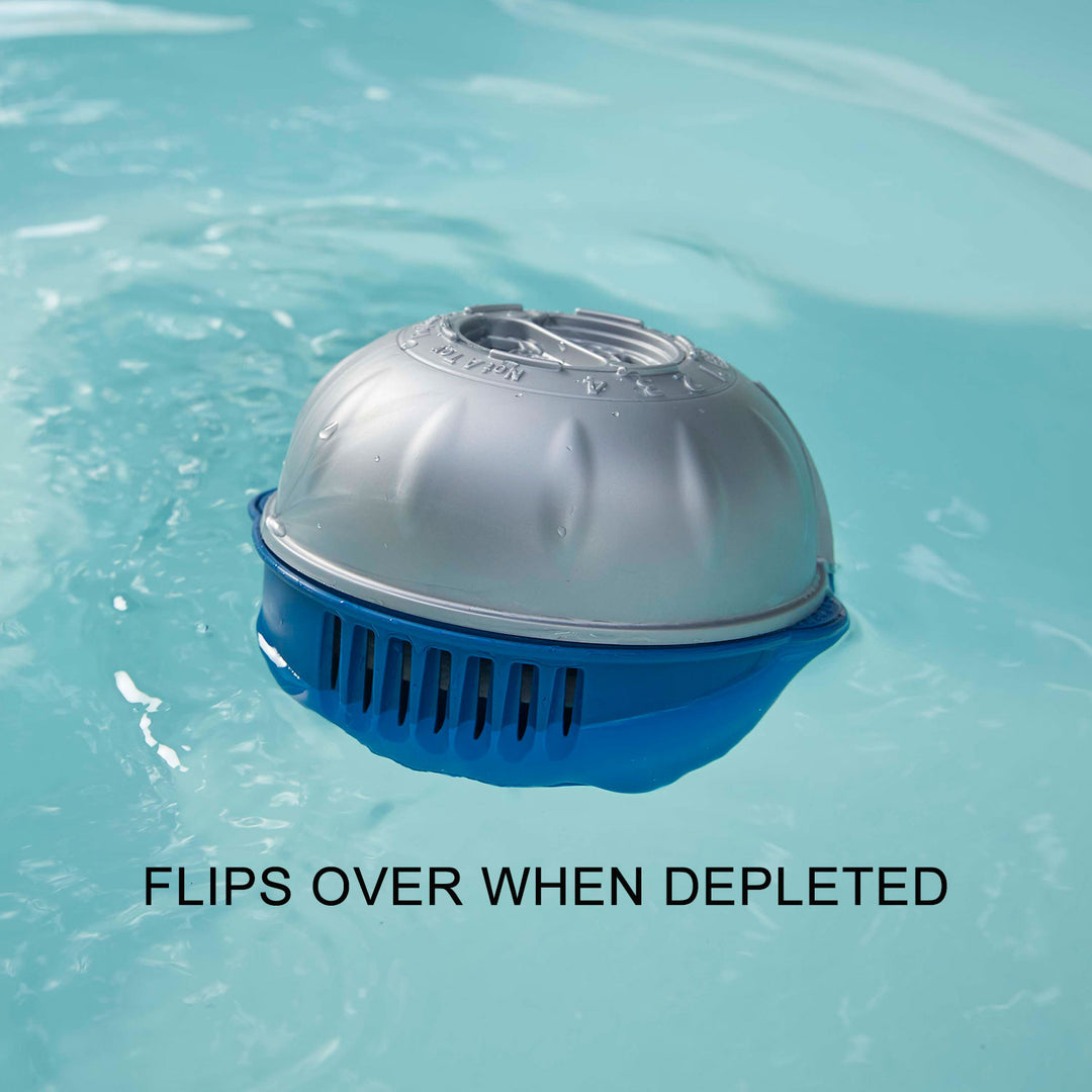 Spa Frog @Ease SmartChlor Refill flips over when depleted