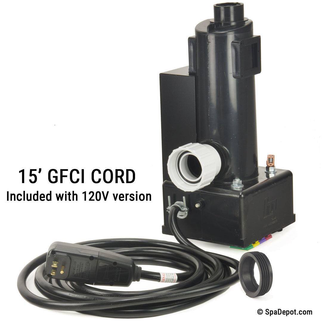 EasyPak 500 Pump-Top Mount Air Switch Spa Control Kit - 1 Pump & Blower