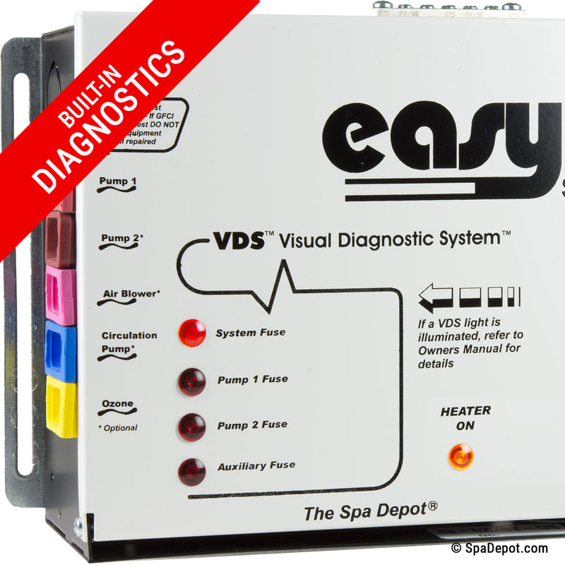 EasyPak 2000 Flex-Fit Spa Control Kit - Up to 2 Pumps + Circ Pump & Blower