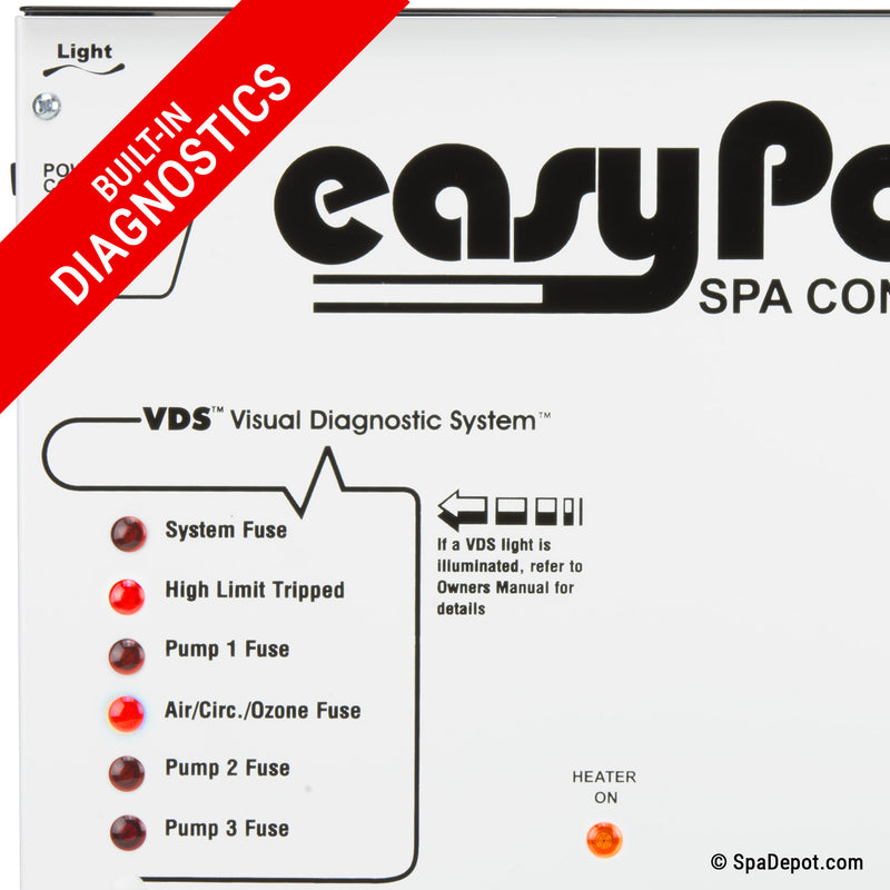 EasyPak 3000 Flex-Fit Spa Control Kit - Up to 3 Pumps + Circ Pump & Blower