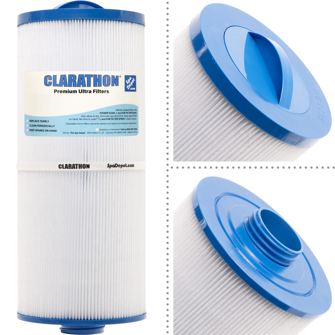 Clarathon Threaded Filter for Jacuzzi/Del Sol Spas FC2715