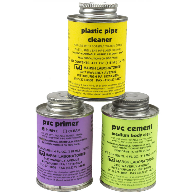 PVC Pro Solvent Cement Kit