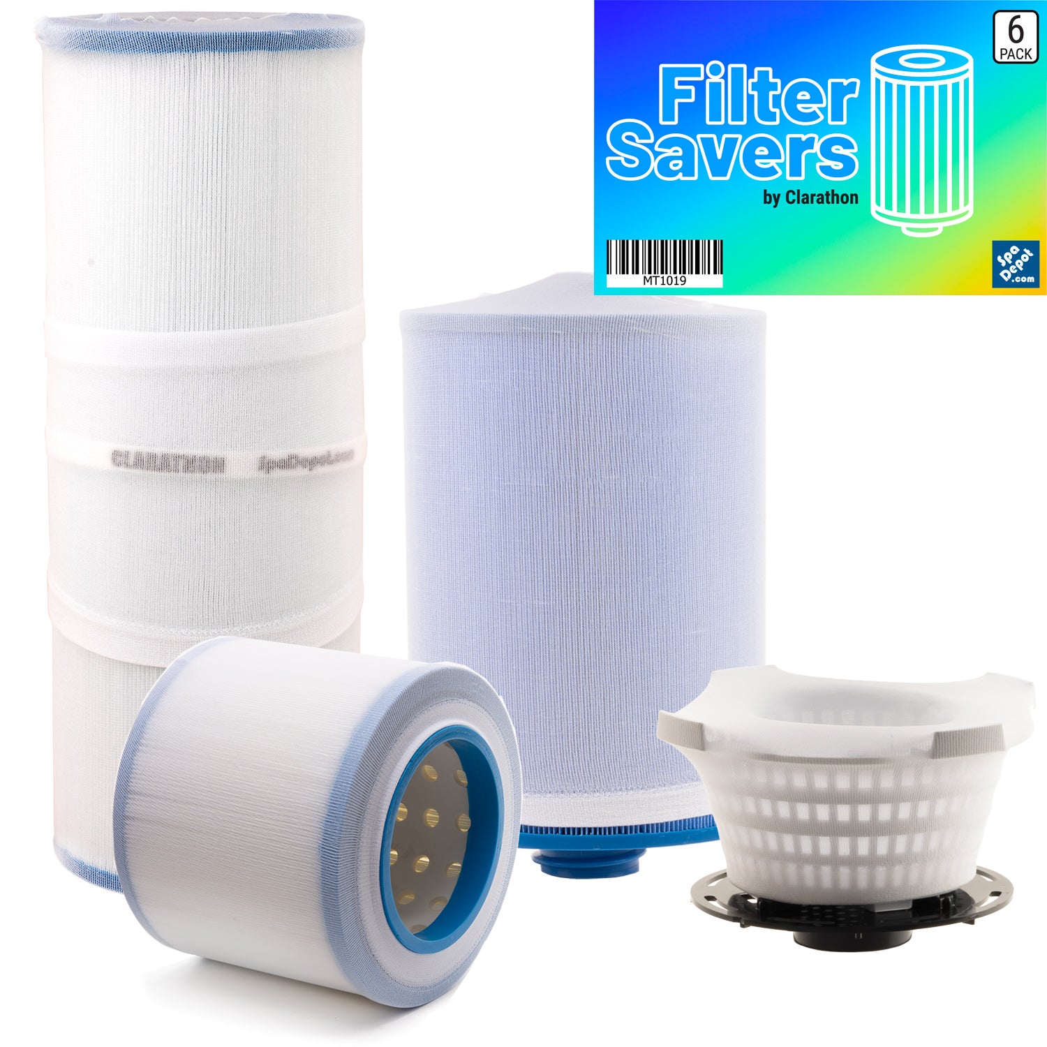 Filter & Skimmer Saver Spa Pre-Filter 6-Pack – SpaDepot.com