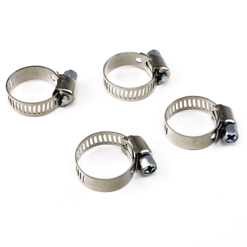 Hose Clamps 4-Pack 5/16" - 5/8"