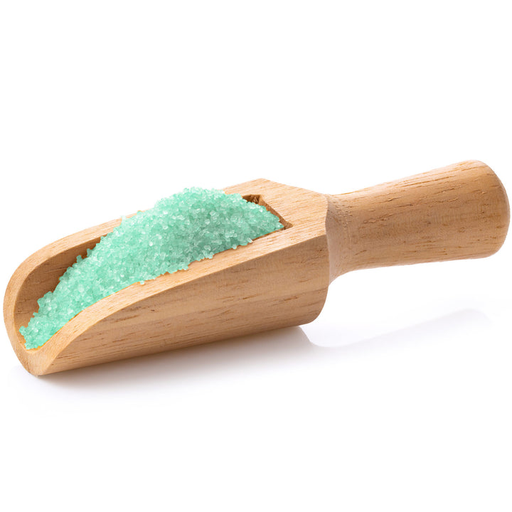 scoop of aromatherapy crystals