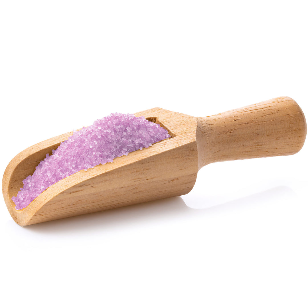 scoop of aromatherapy crystals
