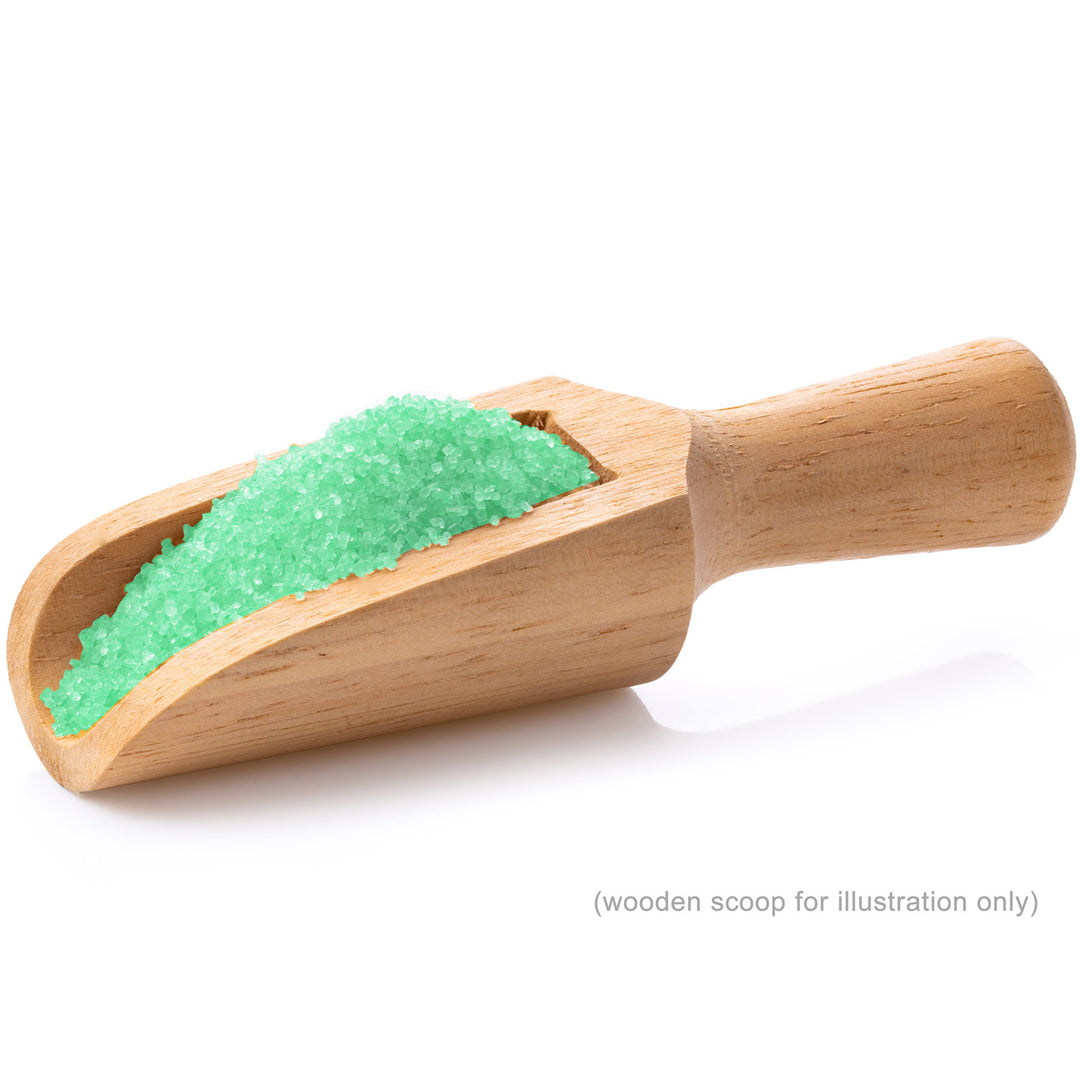 scoop of aromatherapy crystals